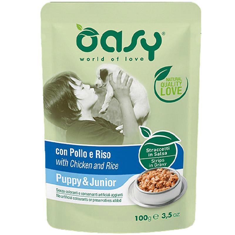 OASY One Protein Formula Puppy курка та рис 100 г (8054329510643) - зображення 1