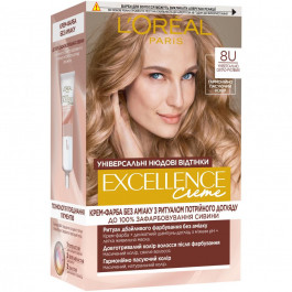   L'Oreal Paris Стійка крем-фарба для волосся  Excellence Creme Universal Nudes 8U Універсальний світло-русявий 192 