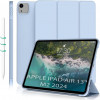 BeCover Чохол-книжка Tri Fold Soft TPU Silicone  для Apple iPad Air 13" M2 2024 Light Blue (711741) - зображення 1