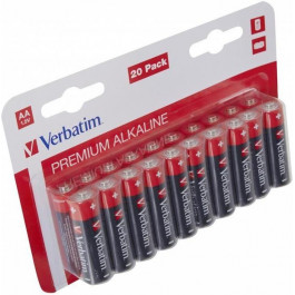   Verbatim AA bat Alkaline 20шт Premium (49877)