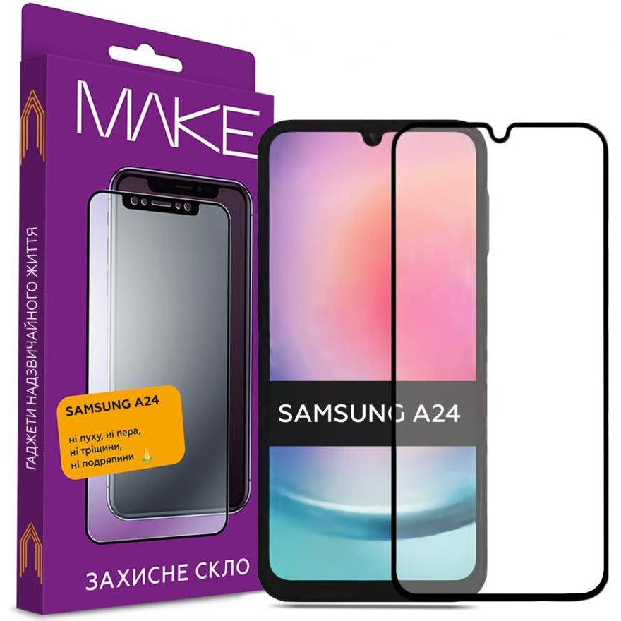 MAKE Скло захисне  Samsung A24 (MGF-SA24) - зображення 1