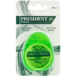   President Зубная нитка  Classic из нейлона 100 м (8030009701082)