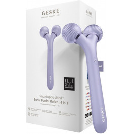   Geske Sonic Facial Roller 4 in 1 purple