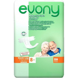   Evony Підгузки для дорослих  3 Large 8 шт. (8690536804078)