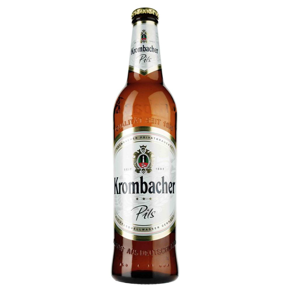 Krombacher Пиво  Pils светлое фильтрованное 4.8% 0.5 л (4008287054224) - зображення 1