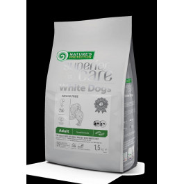   Nature's Protection Superior Care White Dogs Grain Free Adult Small & Mini Breeds Insect 1.5 кг (NPSC47299)