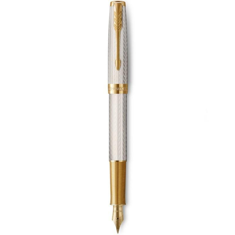 Parker Ручка пір'яна  SONNET 17 Silver Mistral GT FP18 F (88 611) - зображення 1