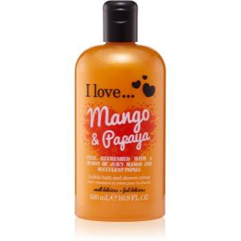 I love... ... Mango & Papaya крем для ванни та душу  500 мл - зображення 1