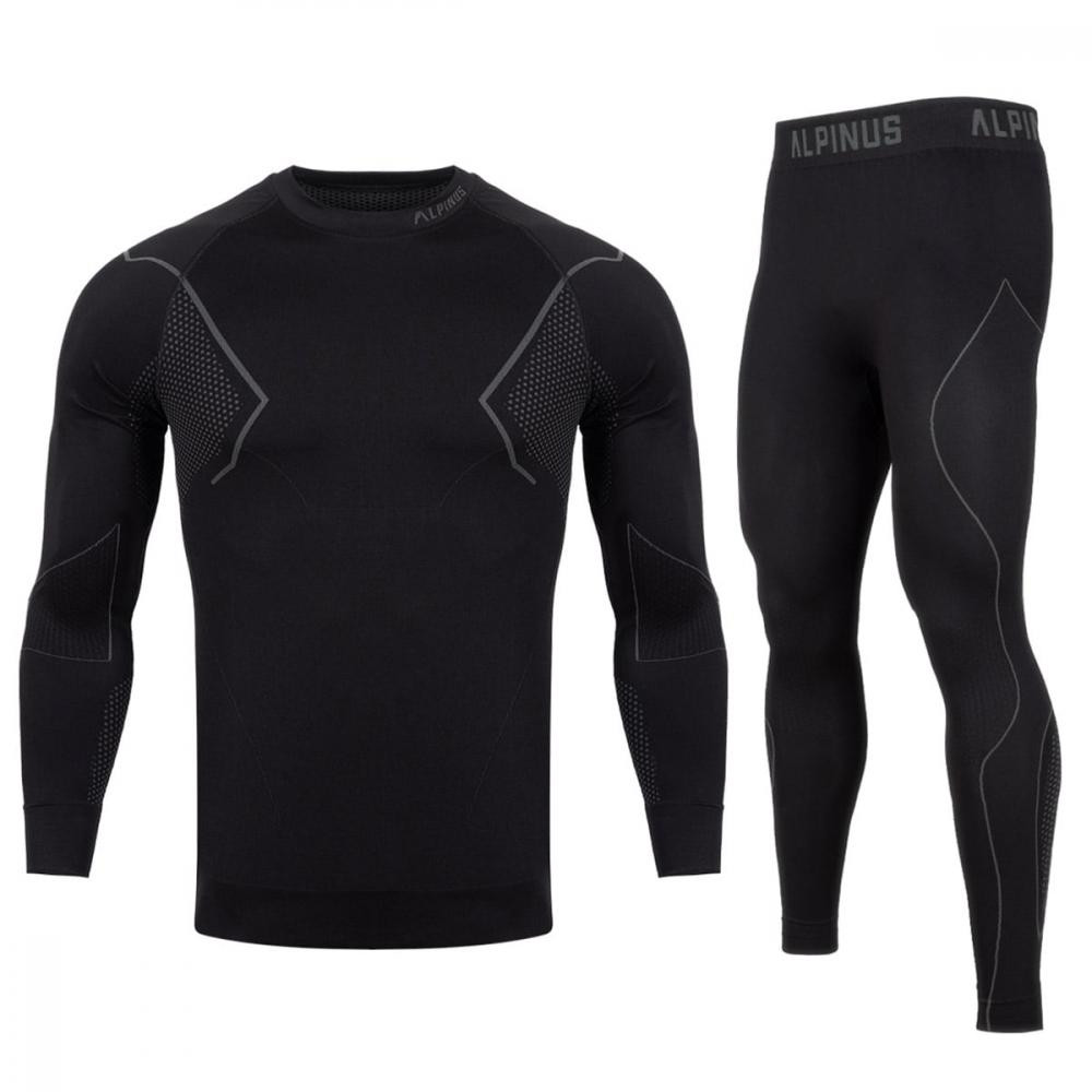 Alpinus Термоактивна білизна  Active Base Layer Black - набір XXL - зображення 1