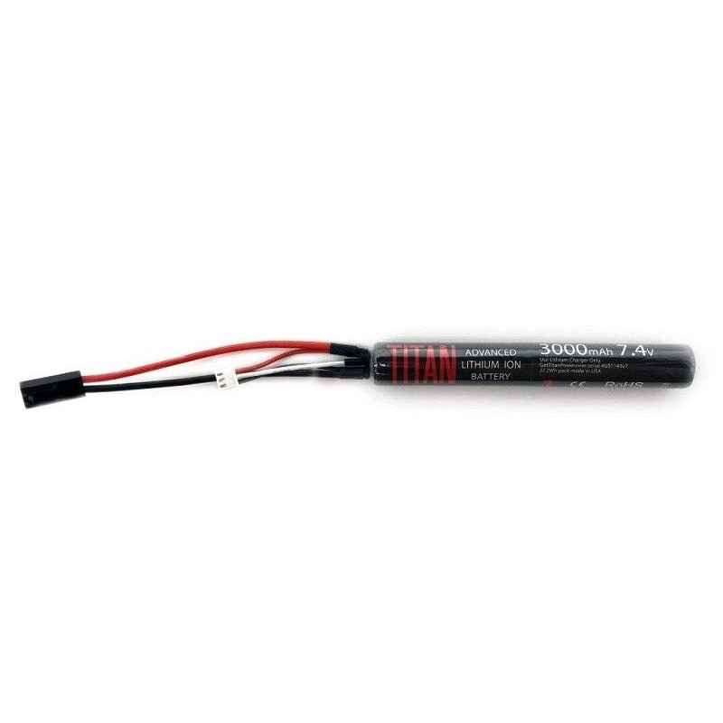 ASG Маленька батарейка   Li-Ion 7.4V 3000 mAh Stick Tamiya (1152226008(TTN-06-028608)) - зображення 1