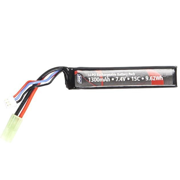 ASG Акумулятор  Li-Po 7,4V 1300 mAh 15C - stick (19013) - зображення 1