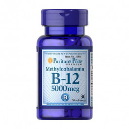   Puritan's Pride B-12 5000 mcg Methylcobalamin (30 microlozengels)