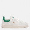 LACOSTE Жіночі кеди низькі  Baseshot 747SFA0037-082 40 (T6.5) 25.6 см WHT/GRN (5059862291922) - зображення 1