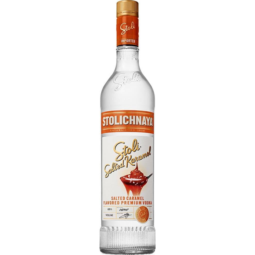 Stolichnaya Водка Salted Karamel 0.7 л 37.5% (4750021005091) - зображення 1