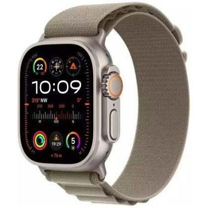 Apple Apple Alpine Loop Band Large для Apple Watch 49mm - Olive (MT5V3) - зображення 1