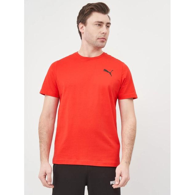 PUMA Футболка  Ess Small Logo Tee 58666847 S High Risk Red-High Risk Red-Cat (4063697400429) - зображення 1