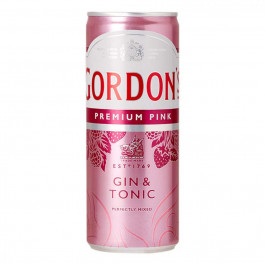   Gordon's Напій слабоалкогольний &#039;s Pink Gin & Tonic з/б, 0,25 л, 5% (878965) (5000289929936)