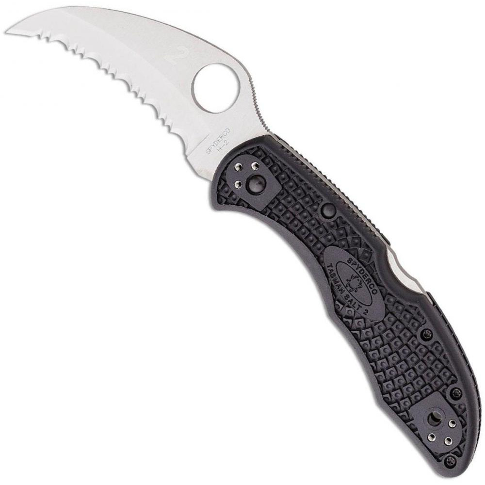 Spyderco Tasman Salt 2 Serrator Black (C106SBK2) - зображення 1