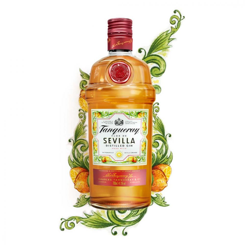 Tanqueray Джин  Flor de Sevilla Gin 0.7 л 41.3% (5000291023462) - зображення 1