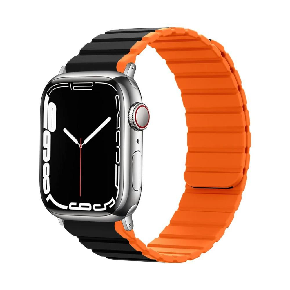 GEAR4 Ремінець  Apple Watch 42/44/45MM Black/Orange - зображення 1