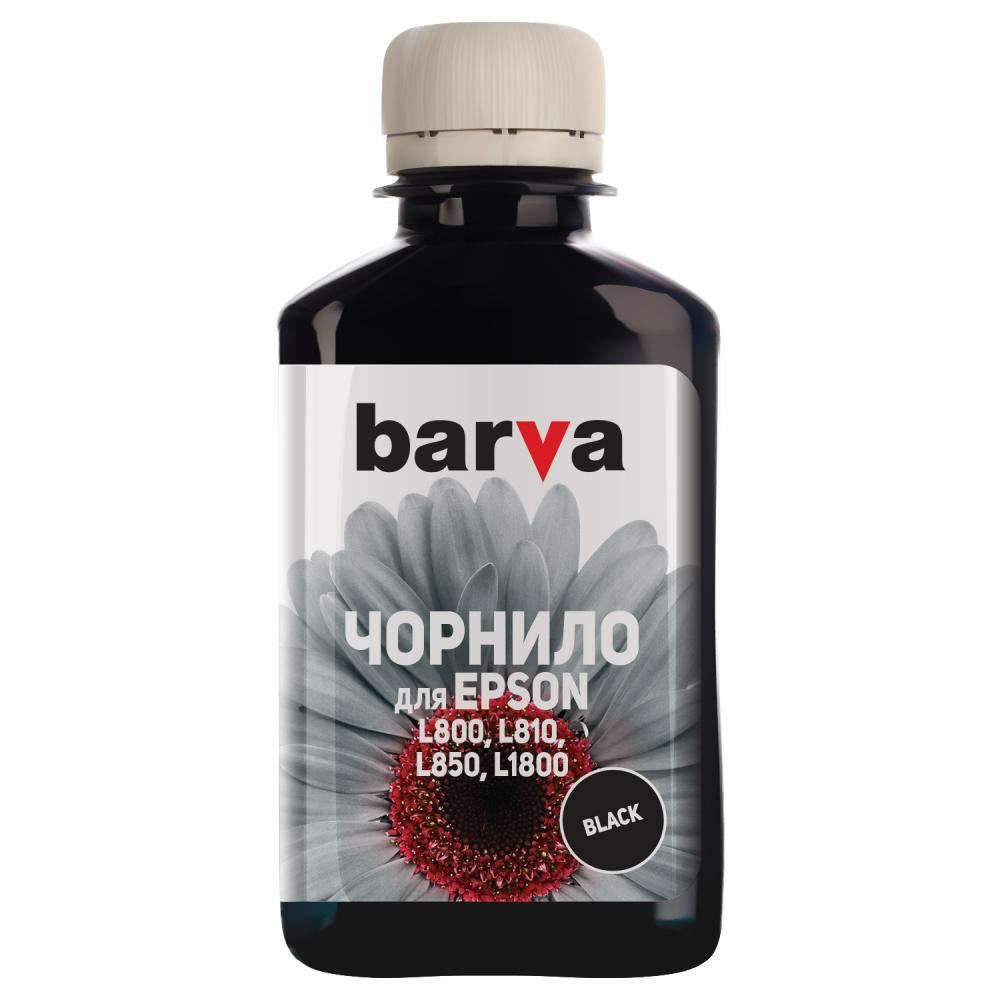 Barva для Epson L800/ L810/ L850/ L1800 (T6641) Black 180г (L800-409) I-BAR-E-L800-180-B - зображення 1