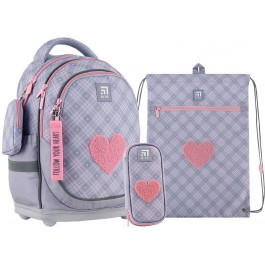   Kite Рюкзак  Education 724 Fluffy Heart K24-724S-1