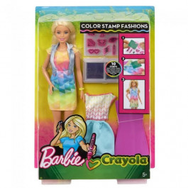   Mattel Barbie дизайнер одежды Crayola Color Stamp (FRP05)