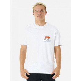   Rip Curl Футболка  Postcards Hibiscus Tee 03ZMTE-1000 M Белая (9359082285807)