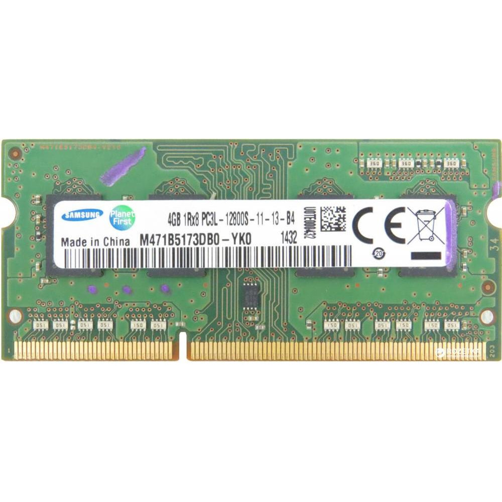 Samsung 4 GB SO-DIMM DDR3L 1600 MHz (M471B5173QH0-YK0) - зображення 1