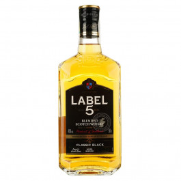   Label 5 Віскі  Classic Black Blended Scotch Whisky 40% 0.5 л (3147699100653)