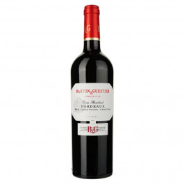   Barton&Guestier Вино Barton & Guestier Bordeaux Rouge Passeport красное сухое 0.75 л 13% (3035130001006)