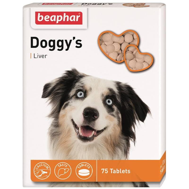 Beaphar Doggy’s + Liver 75 табл - зображення 1