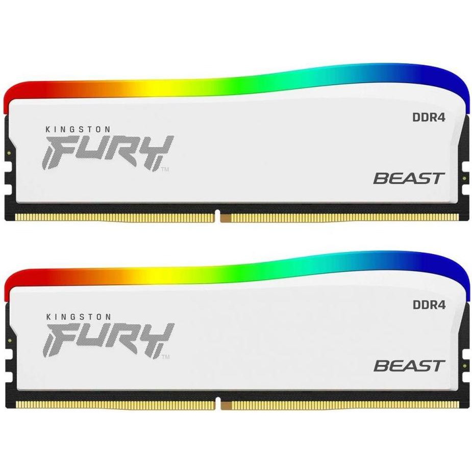 Kingston FURY 32 GB (2x16GB) DDR4 3200 MHz Beast RGB Special Edition (KF432C16BWAK2/32) - зображення 1