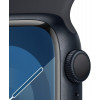 Apple Watch Series 9 GPS 41mm Midnight Aluminum Case w. Midnight Sport Band - S/M (MR8W3) - зображення 3