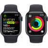 Apple Watch Series 9 GPS 41mm Midnight Aluminum Case w. Midnight Sport Band - S/M (MR8W3) - зображення 8