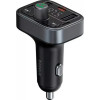 Baseus T-typed S-09 Pro Bluetooth MP3 Car Charger Black (C10762200113-00) - зображення 1