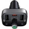 Baseus T-typed S-09 Pro Bluetooth MP3 Car Charger Black (C10762200113-00) - зображення 6