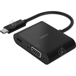   Belkin Charge Adapter USB-C - VGA Black (AVC001BTBK)