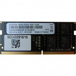   Samsung 16 GB SO-DIMM DDR4 3200 MHz (SEC432S16/16)