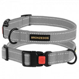   BronzeDog (Бронздог) Dog Collar Cotton - Нашийник світловідбивний брезентовий для собак 2,0х30-40 см (51/1515Б