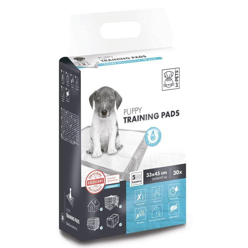 M-Pets (М-Петс) Puppy Training Pads – Пелёнки для приучения щенков к туалету 33х45 см / 30 шт. (10165001) - зображення 1