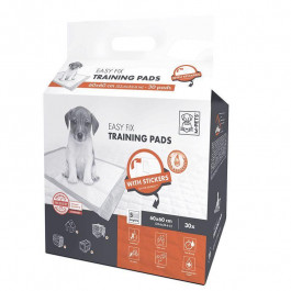   M-Pets (М-Петс) Easy Fix Training Pads – Пелёнки для приучения щенков к туалету с клейкими стикерами для фи