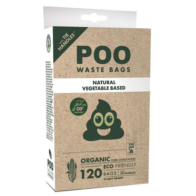 M-Pets (М-Петс) POO Dog Waste Bags with Handles Non Scented – Биологически разлагаемые пакеты с ручками для - зображення 1