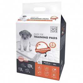   M-Pets (М-Петс) Easy Fix Training Pads – Пелёнки для приучения щенков к туалету с клейкими стикерами для фи