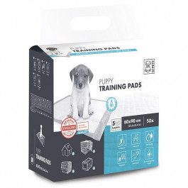   M-Pets (М-Петс) Puppy Training Pads – Пелёнки для приучения щенков к туалету 90х60 см / 50 шт. (10167501)