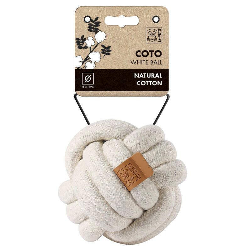 M-Pets (М-Петс) Coto White Ball - Іграшка Вайт Бол для собак 15 см (922605) - зображення 1