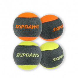   Skipdawg (Скіпдог) Tennis Ball Set - Набір тенісних м#039;ячів із пищалкою для собак 6,4 см / 4 шт. (3034)