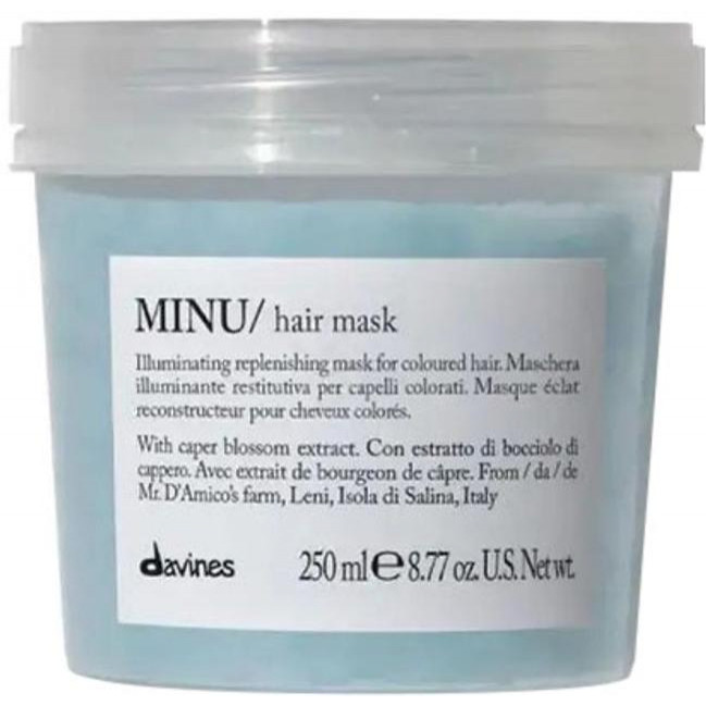 Davines Відновлююча маска  Minu Hair Mask для Фарбованого волосся 250 мл (8004608276753) - зображення 1