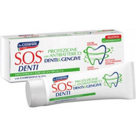   Pasta del Capitano Зубная паста  SOS Denti Protection with chlorhexidine Антибактериальная с хлоргексидином 75 мл (8002