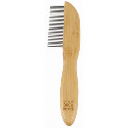   M-Pets (м-Петс) Bamboo Regular Comb with Rotating Teeth - Гребінець з зубами, що обертаються, з бамбука для